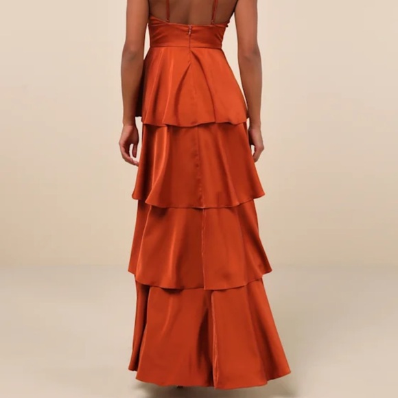 Lulu's Rust Dress - Picture 2 of 3